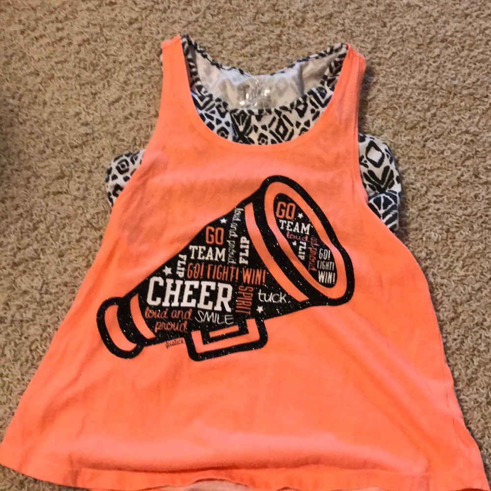 Justice cheer tank top